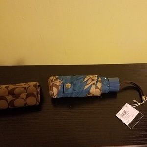 Nwt Coach purse size umbrella